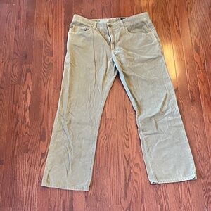 Men's Corduroy Pants in Tan